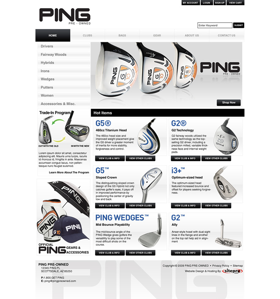Ping Pre-owned