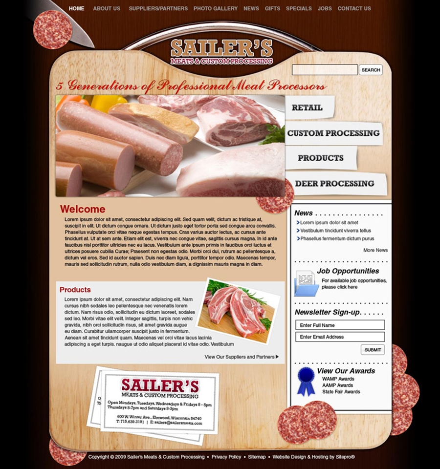 Sailer's Meats & Custom Processing
